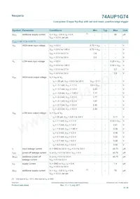 74AUP1G74GD Datasheet Pagina 9