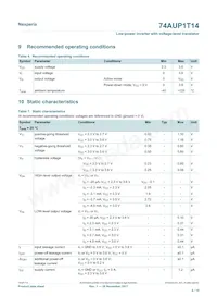 74AUP1T14GXH Datasheet Pagina 4