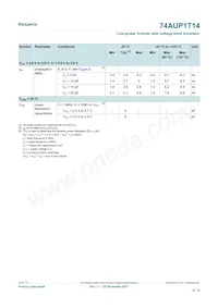 74AUP1T14GXH Datasheet Pagina 8