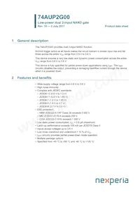 74AUP2G00GD Datasheet Copertura