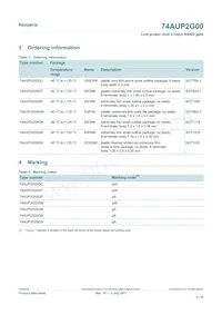 74AUP2G00GD Datasheet Pagina 2