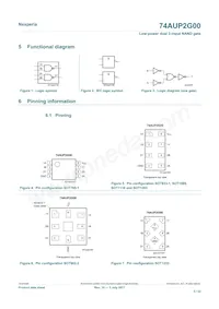 74AUP2G00GD數據表 頁面 3