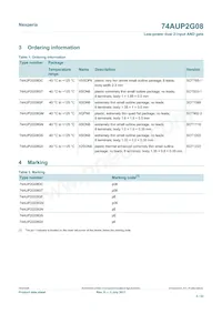 74AUP2G08GD Datenblatt Seite 2