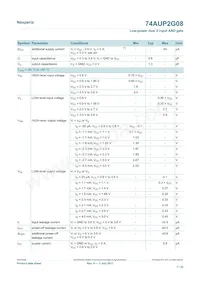 74AUP2G08GD Datasheet Pagina 7