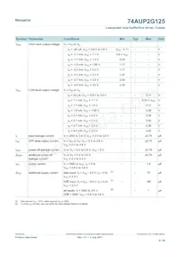 74AUP2G125GD Datasheet Pagina 9