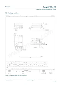 74AUP2G125GD數據表 頁面 16