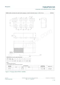 74AUP2G125GD Datasheet Pagina 17