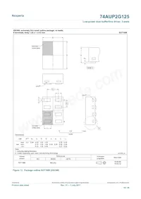 74AUP2G125GD Datasheet Pagina 18