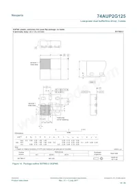 74AUP2G125GD數據表 頁面 19