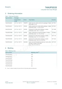 74AUP2G32GD Datasheet Pagina 2