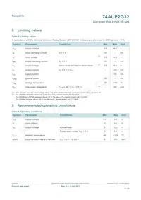 74AUP2G32GD Datasheet Page 5