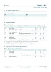 74AUP3G17GNX Datasheet Pagina 4