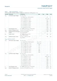 74AUP3G17GNX Datasheet Pagina 6