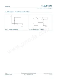 74AUP3G17GNX Datasheet Pagina 11