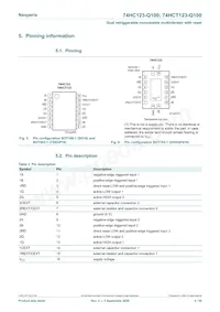 74HCT123D-Q100 Datasheet Page 4