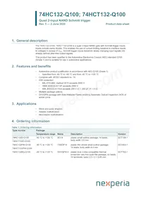 74HCT132D-Q100 Datasheet Copertura