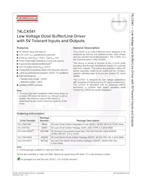 74LCX541MSAX Datasheet Pagina 2