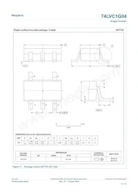 74LVC1G04GN數據表 頁面 11