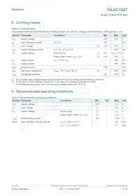 74LVC1G27GF Datenblatt Seite 4