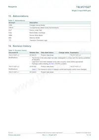 74LVC1G27GF數據表 頁面 14