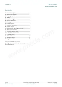 74LVC1G27GF Datasheet Page 16