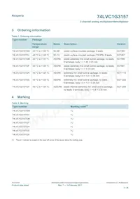 74LVC1G3157GN Datenblatt Seite 2