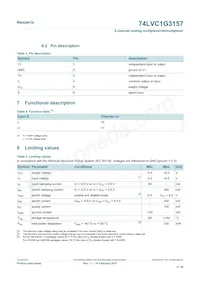 74LVC1G3157GN Datasheet Pagina 4