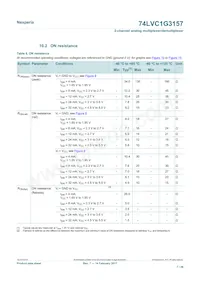 74LVC1G3157GN Datasheet Pagina 7