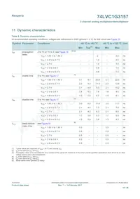 74LVC1G3157GN Datasheet Page 10