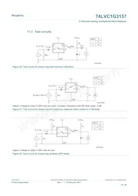 74LVC1G3157GN Datasheet Page 14