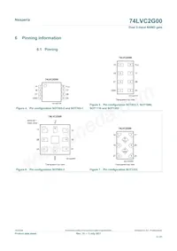 74LVC2G00GD Datasheet Pagina 3