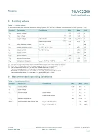 74LVC2G00GD數據表 頁面 5