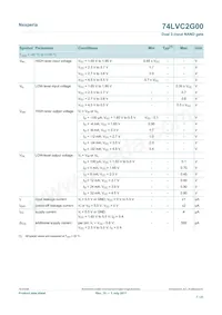 74LVC2G00GD數據表 頁面 7