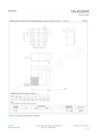 74LVC2G04GN數據表 頁面 12