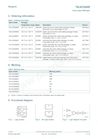 74LVC2G08GN Datenblatt Seite 2