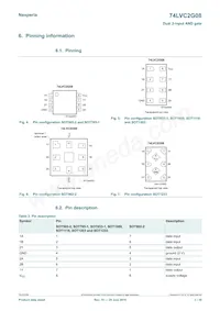 74LVC2G08GN Datenblatt Seite 3