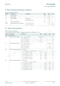 74LVC2G08GN Datasheet Pagina 5