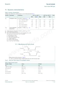 74LVC2G08GN Datasheet Page 7