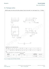 74LVC2G08GN Datasheet Pagina 9