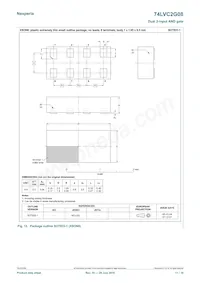 74LVC2G08GN Datasheet Page 11