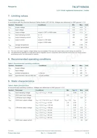 74LVT16543ADGGS Datasheet Pagina 6