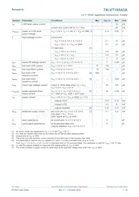 74LVT16543ADGGS Datasheet Pagina 7