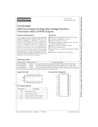 74LVXC4245QSCX Datasheet Pagina 2