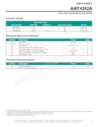 AAT4282AIPS-3-T1 Datasheet Pagina 3