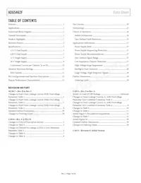 ADG5462FBCPZ-RL7 Datasheet Pagina 2