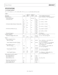 ADG5462FBCPZ-RL7 Datasheet Page 3