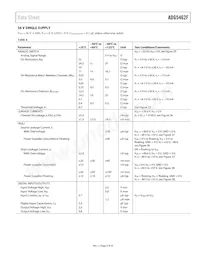 ADG5462FBCPZ-RL7 Datasheet Page 9