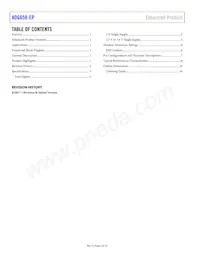 ADG658TRUZ-EP-RL7 Datasheet Pagina 2