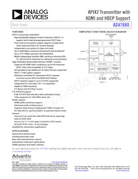 ADV7680WBCPZ-P-RL Datenblatt Cover