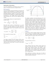 AOZ2262QI-15數據表 頁面 11